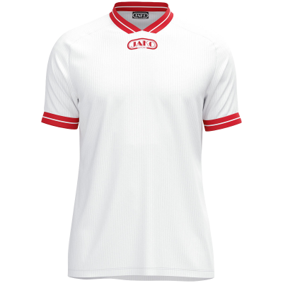 Jako Retro dres kratkih rukava — bijela/crvena_EliteSport
