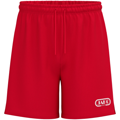 Jako Retro nogometne kratke hlače – crvena_EliteSport