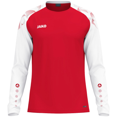 Jako Sonic majica dugih rukava — crvena/bijela_EliteSport