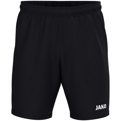 Jako One kratke trening hlače – crna s bijelim tiskom_EliteSport