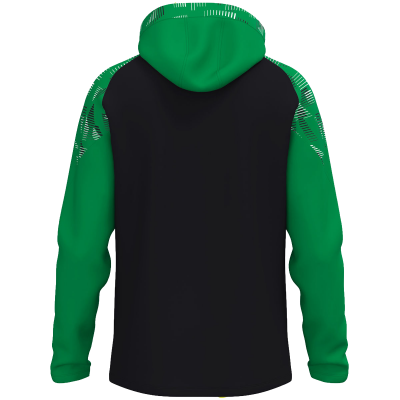Jako Sonic jakna s kapuljačom – crna/zelena_EliteSport