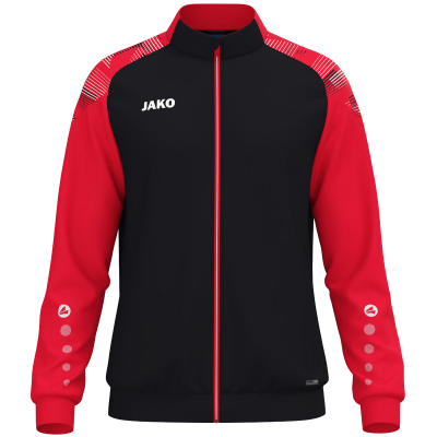 Jako Sonic poliester jakna – crna/crvena_EliteSport
