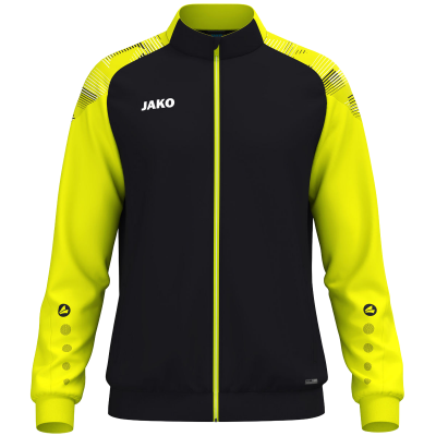 Jako Sonic poliester jakna – crna/žuta_EliteSport