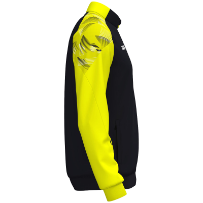 Jako Sonic poliester jakna – crna/žuta_EliteSport