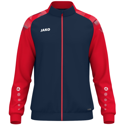 Jako Sonic poliester jakna – tamno mornarsko plava/crvena_EliteSport