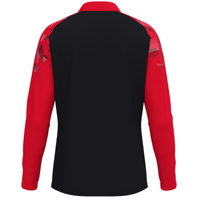 Jako Sonic ziptop majica dugih rukava – crna/crvena_EliteSport