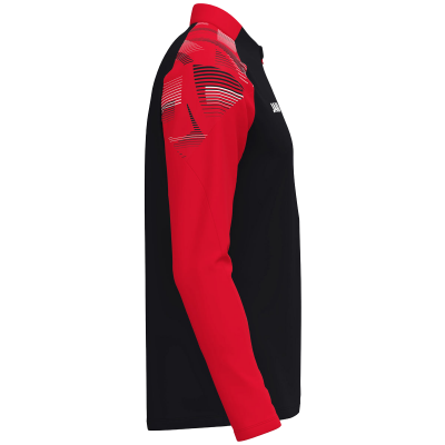 Jako Sonic ziptop majica dugih rukava – crna/crvena_EliteSport