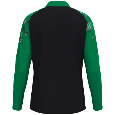 Jako Sonic ziptop majica dugih rukava – crna/zelena_EliteSport