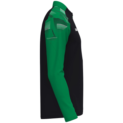 Jako Sonic ziptop majica dugih rukava – crna/zelena_EliteSport