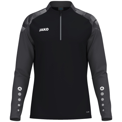 Jako Sonic ziptop majica dugih rukava – crna_EliteSport