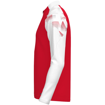 Jako Sonic ziptop majica dugih rukava – crvena/bijela_EliteSport