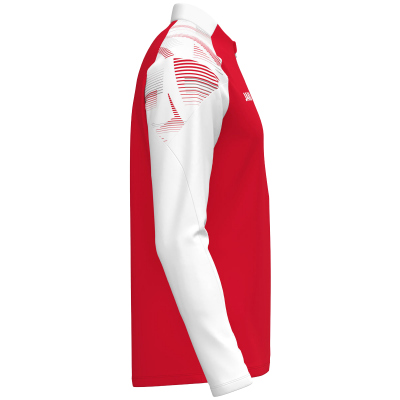 Jako Sonic ziptop majica dugih rukava – crvena/bijela_EliteSport