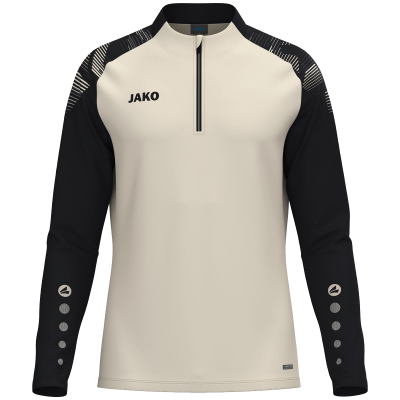 Jako Sonic ziptop majica dugih rukava – sivo bež_EliteSport