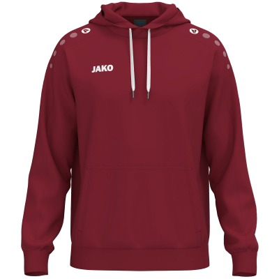 Jako One pamučna majica s kapuljačom — bordo_EliteSport