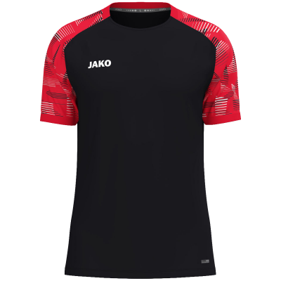 Jako Sonic majica kratkih rukava — crna/crvena_EliteSport