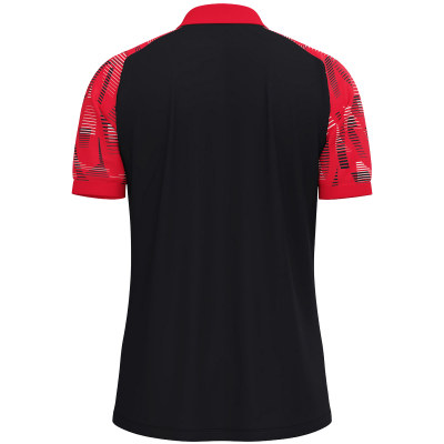 Jako Sonic polo majica kratkih rukava – crna/crvena_EliteSport