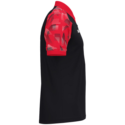 Jako Sonic polo majica kratkih rukava – crna/crvena_EliteSport