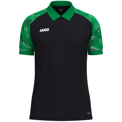 Jako Sonic polo majica kratkih rukava – crna/zelena_EliteSport
