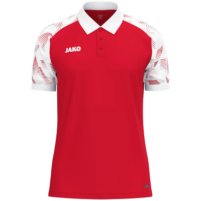 Jako Sonic polo majica kratkih rukava – crvena/bijela_EliteSport