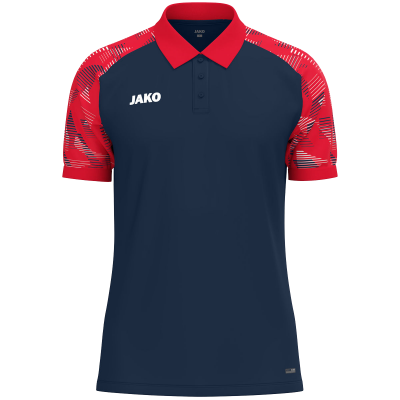 Jako Sonic polo majica kratkih rukava – tamno mornarsko plava/crvena_EliteSport