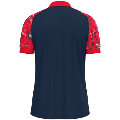 Jako Sonic polo majica kratkih rukava – tamno mornarsko plava/crvena_EliteSport