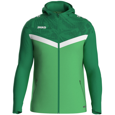 Jako Iconic jakna s kapuljačom – svijetlo zelena/zelena_EliteSport