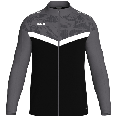 Jako iconic poliester jakna – crna/antracit_EliteSport