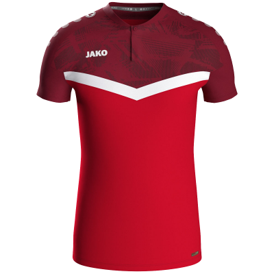 Jako Iconic polo majica kratkih rukava – crvena/bordo_EliteSport