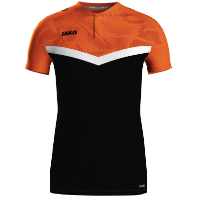 Jako Iconic polo majica kratkih rukava – narančasta/crna_EliteSport