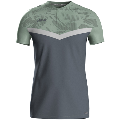 Jako Iconic polo majica kratkih rukava – sivo zelena/siva_EliteSport