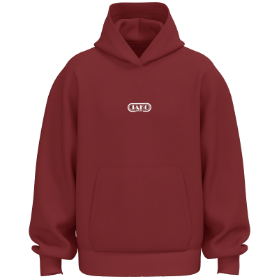 Jako Wardrobe majica s kapuljačom — bordo_EliteSport