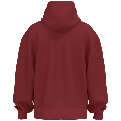 Jako Wardrobe majica s kapuljačom — bordo_EliteSport