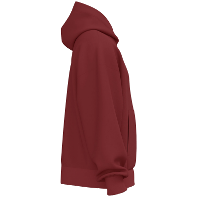 Jako Wardrobe majica s kapuljačom — bordo_EliteSport