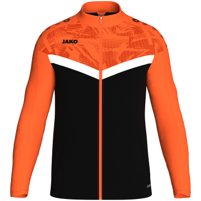 Jako iconic poliester jakna – narančasta/crna_EliteSport