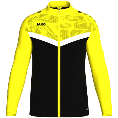 Jako iconic poliester jakna – žuta/crna_EliteSport