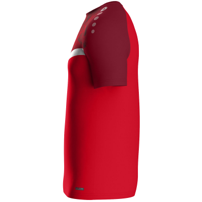 Jako Iconic poliester majica kratkih rukava — crvena/bordo_EliteSport