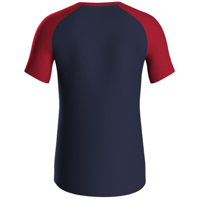 Jako Iconic poliester majica kratkih rukava — tamno plava/tamno crvena_EliteSport