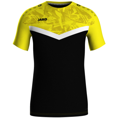 Jako Iconic poliester majica kratkih rukava — žuta/crna_EliteSport
