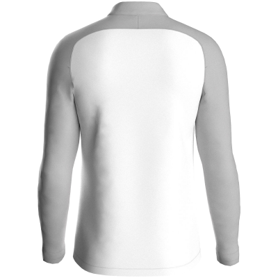 Jako Iconic ziptop majica dugih rukava – bijela/siva_EliteSport