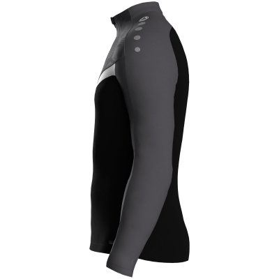 Jako Iconic ziptop majica dugih rukava – crna/antracit_EliteSportJako Iconic ziptop majica dugih rukava – crna/antracit_EliteSport