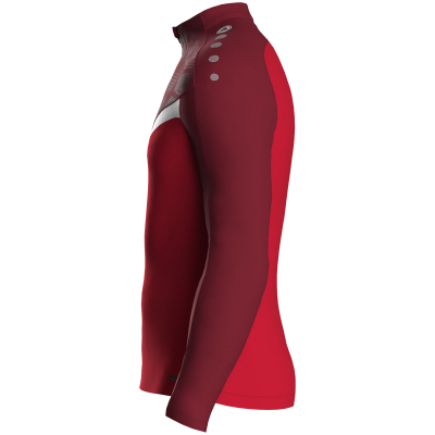 Jako Iconic ziptop majica dugih rukava – crvena/bordo_EliteSport