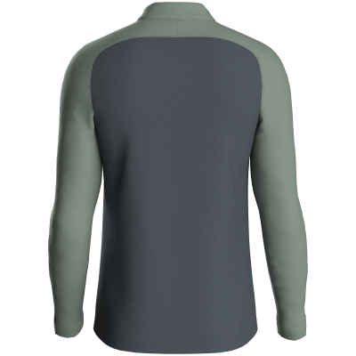Jako Iconic ziptop majica dugih rukava – sivo zelena/siva_EliteSport