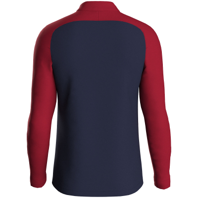 Jako Iconic ziptop majica dugih rukava – tamno plava/tamno crvena_EliteSport