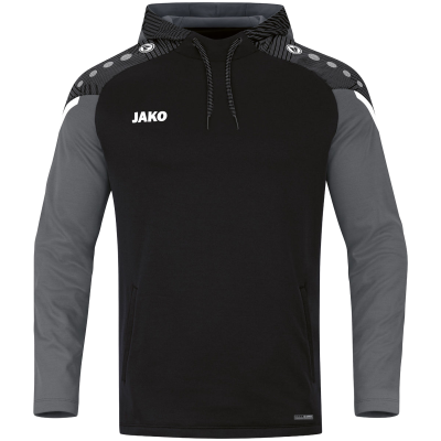 Jako Performance poliester majica s kapuljačom — crna_EliteSport
