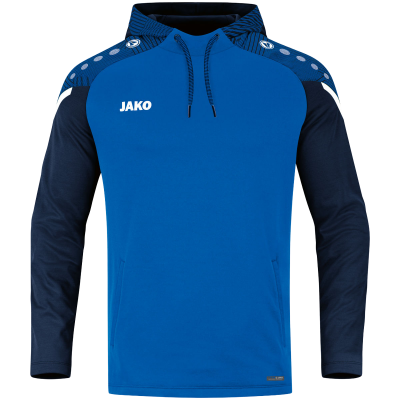 Jako Performance poliester majica s kapuljačom — plava_EliteSport