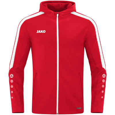 Jako Power jakna s kapuljačom – crvena_EliteSport