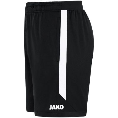 Jako Power kratke hlače za slobodno vrijeme – crna s bijelim tiskom_EliteSport