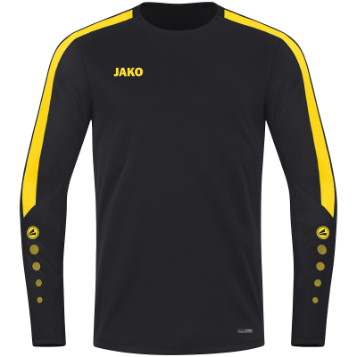 Jako Power majica dugih rukava — crna/žuta_EliteSport