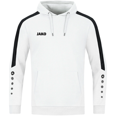 Jako Power majica s kapuljačom — bijela_EliteSport