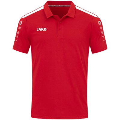 Jako Power polo majica kratkih rukava – crvena_EliteSport